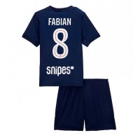Paris Saint-Germain Fabian Ruiz #8 Domáci Detský futbalový dres 2025-26 Krátky Rukáv (+ trenírky)